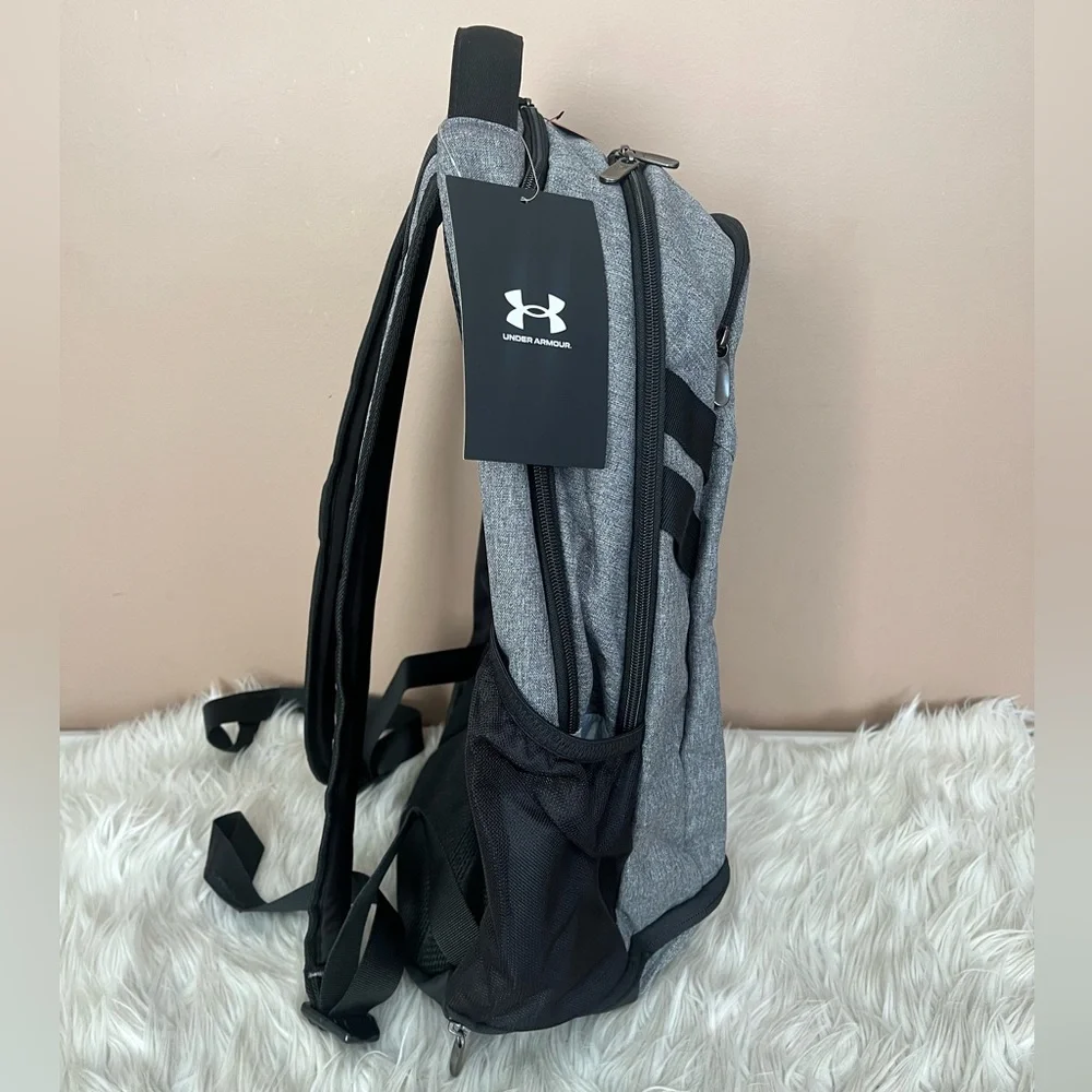 {Under Armour} UA Hustle Backpack in Grey / Black - NWT